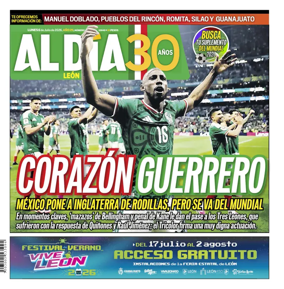 Cover of Periodico Al Dia (Leon)