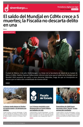 Cover of Sin Embargo destacadas
