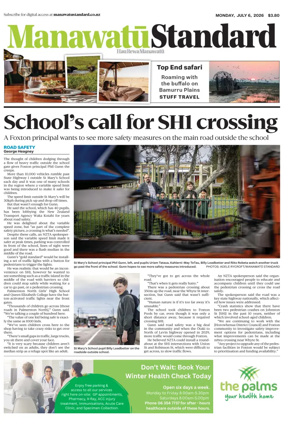 Cover of Manawatu Standard
