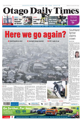 Cover of Otago Daily Times