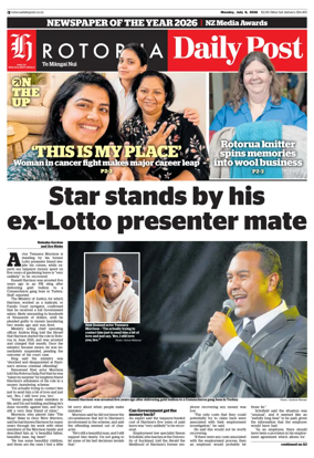 Cover of Rotorua Daily Post