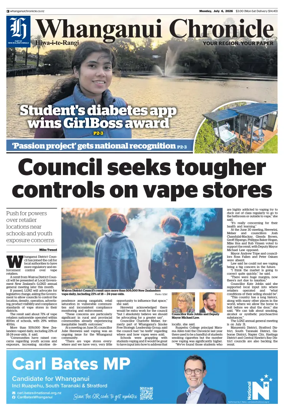 Cover of Whanganui Chronicle