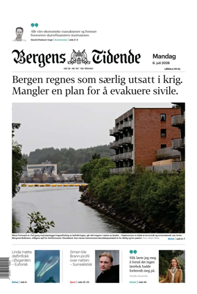 Cover of Bergens Tidende