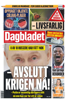 Cover of Dagbladet