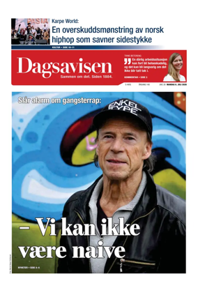 Cover of Dagsavisen