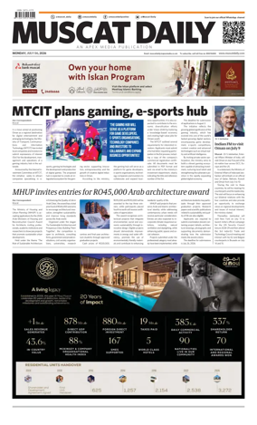 Cover of Muscat Daily