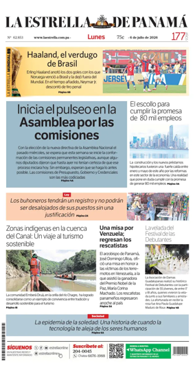 Cover of La Estrella de Panama