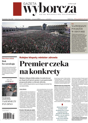 Cover of Gazeta Wyborcza