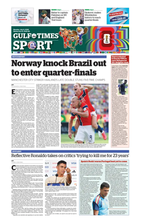 Cover of Gulf Times Sport