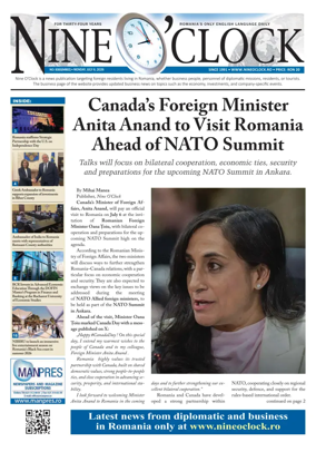 Cover of Nine o clock (Romania) Daily