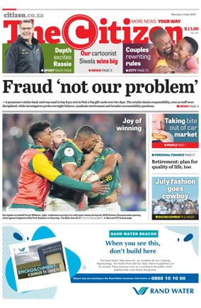 Cover of The Citizen (KZN)