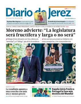 Cover of Diario de Jerez