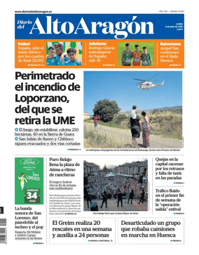 Cover of Diario del Alto Aragon