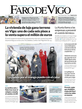 Cover of Faro de Vigo