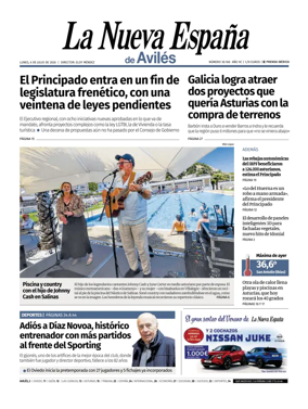 Cover of La Nueva Espana (Aviles)