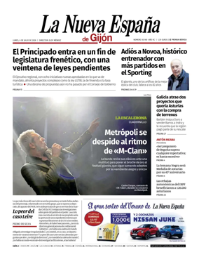 Cover of La Nueva Espana (Gijon)