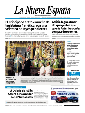 Cover of La Nueva Espana (Oviedo)