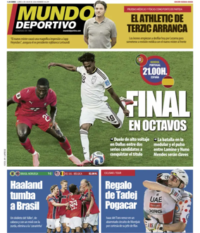 Cover of Mundo Deportivo (Bizkaia-Araba)