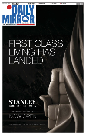 Cover of Daily Mirror (Sri Lanka)
