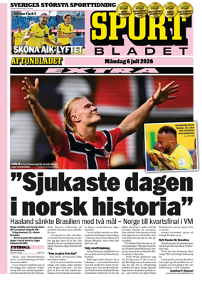 Cover of Sportbladet