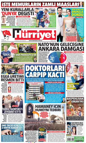 Cover of Hurriyet