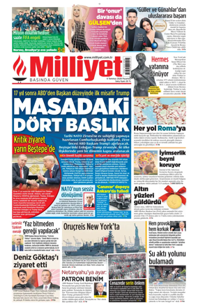 Cover of Milliyet