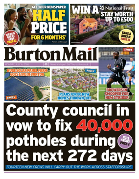 Cover of Burton Mail