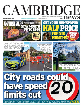Cover of Cambridge News