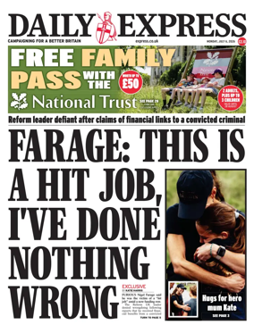 Cover of Daily Express