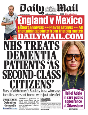 Cover of Daily Mail