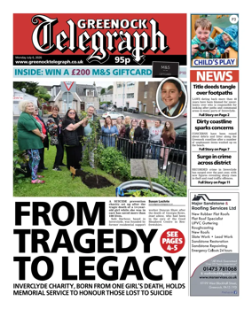 Cover of Greenock Telegraph
