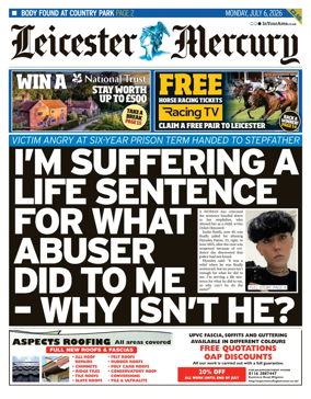 Cover of Leicester Mercury