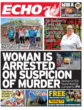 Cover of Liverpool Echo