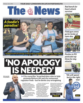Cover of Portsmouth News