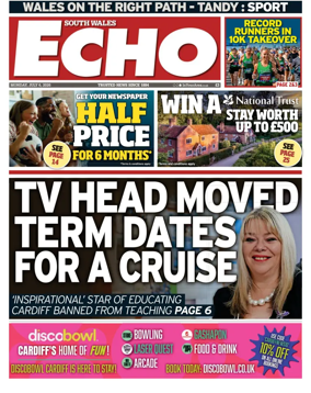 Cover of South Wales Echo