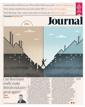 Cover of The Guardian e-paper Journal