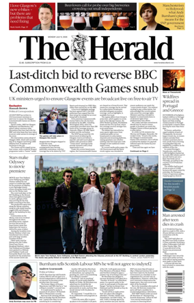 Cover of The Herald (Scotland)