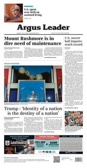 Cover of Argus Leader