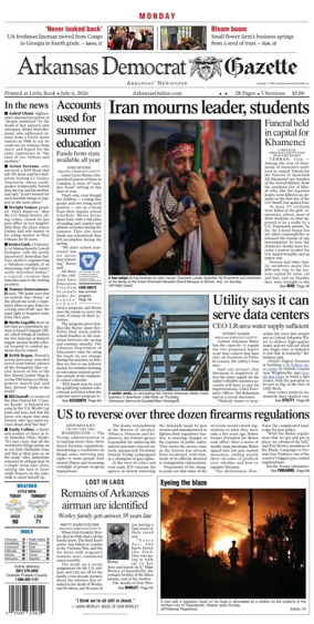 Cover of Arkansas Democrat-Gazette