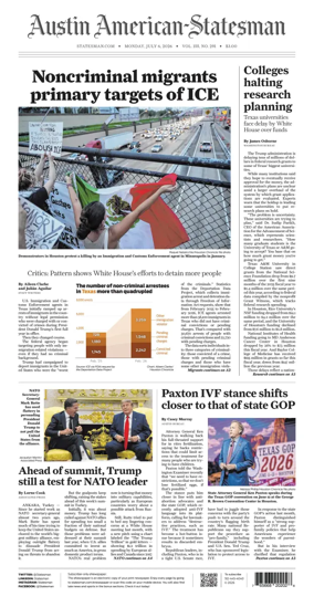 Cover of Austin American-Statesman