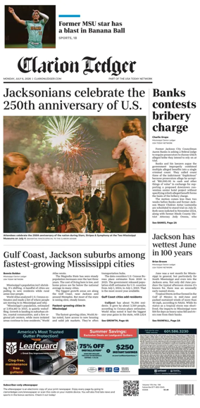 Cover of Clarion Ledger