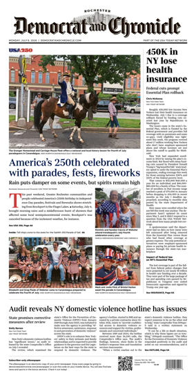 Cover of Democrat and Chronicle