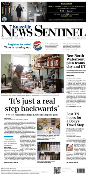 Cover of Knoxville News Sentinel