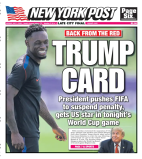 Cover of New York Post