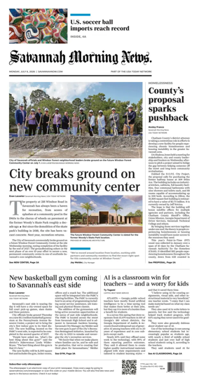 Cover of Savannah Morning News