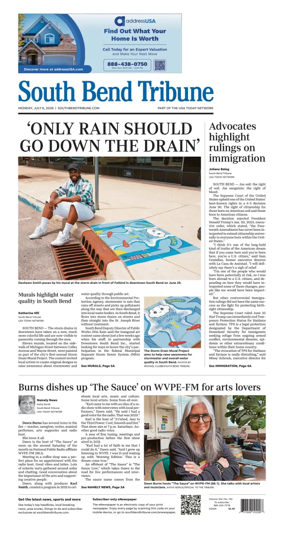 Cover of South Bend Tribune