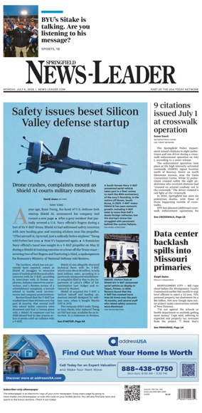 Cover of Springfield News-Leader