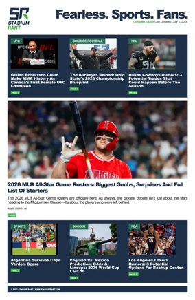 Cover of Stadium Rant