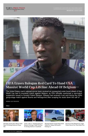 Cover of Tampa Free Press