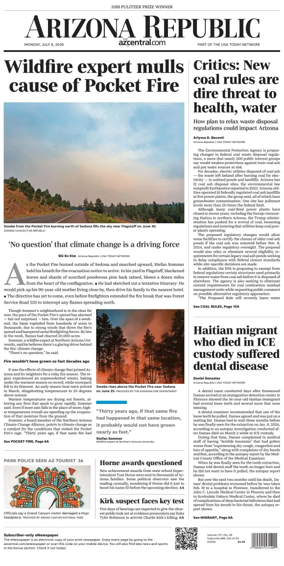 Cover of The Arizona Republic